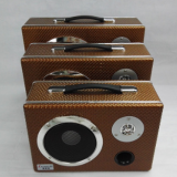 廠家直銷 5寸方形皮革 車載低音炮 汽車音響 車載音響 廠家直銷