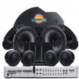 拓利好17寸備胎低音炮套裝 車載功放喇叭組合 不占空間無損安裝