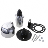 歐式金屬拖車(chē)插座 七芯插座房車(chē)插座套裝 拖車(chē)房車(chē)轉(zhuǎn)換插頭插座