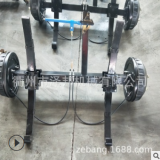 拖車車橋批發(fā) 減震前橋后橋空壓機(jī)車橋車軸掛車車橋加工定制