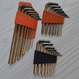 廠家直銷平頭內(nèi)六角扳手 L型公制扳手 鍍鎳加硬五金工具 組合套裝