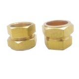 生產(chǎn)批發(fā)太陽(yáng)能銅接頭6分-25卡套式管接頭內(nèi)螺紋接頭紫銅管銅單接