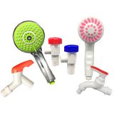 塑料家用水龍頭 聯(lián)朔 4分6分角閥 四分 單冷 單孔 冷熱水通用加厚