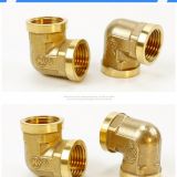 跨境供應(yīng)90度直角彎頭 全銅管件加工定制 內(nèi)牙配件廠家現(xiàn)貨直銷