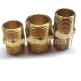 廠家黃銅加厚六角對絲 銅接頭 防水水管接頭 花園管直接 水表接頭