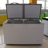 雙溫雙頂開門冷柜 臥式小型冷凍冰柜 商用冷柜 超市飲料展示冰柜