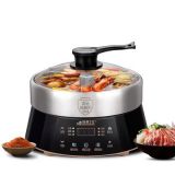 智能自動升降火鍋多功能家用商用電火鍋桑拿蒸汽鍋電煮鍋火鍋爐