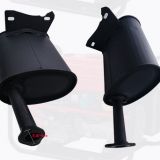 汽油發(fā)電機(jī)配件2/3kw5/6.5/8千瓦消聲器一體式消音器/煙囪/煙筒