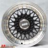改裝款BBS輪轂14寸15寸16寸17寸18寸黑色銀色鋁合金輪轂 輪輞鋼圈