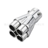 汽車通用尾喉 不銹鋼消聲器 改裝四出排氣管 廠家直銷