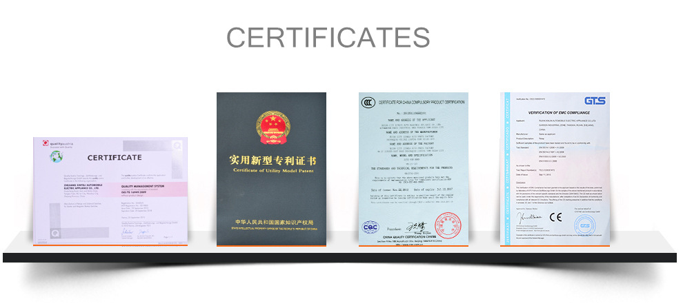 CERTIFICATES
