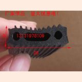 寬26雙面帶波紋橡膠密封條 三元乙丙發(fā)泡帶空心海綿彈性密封條9mm