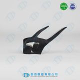 廠家直銷防塵防撞車門窗密封條 雨刮刷防護條 鋁材槽翅膀PVC膠條