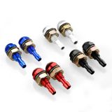 炫彩汽車通用前擋風玻璃金屬鋁合金一體式霧狀雨刮噴水頭嘴