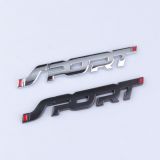 適用于福特新蒙迪歐?？怂辜文耆A改裝運(yùn)動(dòng)車標(biāo)sport尾標(biāo)SPORT車貼