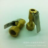 【廠家直銷(xiāo)】輪胎夾頭式打氣嘴 全銅充氣咀 充氣夾頭