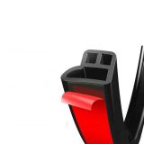 汽車門(mén)密封隔音條 發(fā)動(dòng)機(jī)引擎蓋膠條 防塵防水通用L型改裝防碰撞