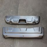 適用于2016款新逍客前后不銹鋼護板改裝前后不銹鋼護板逍客保險杠