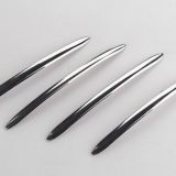 車門拉手裝飾貼 4個適用于寶馬5系F18 520li 525li改裝門拉手飾條