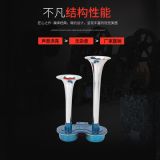 廠家供應(yīng) 汽車配件12V喇叭輪船用氣喇叭 高低雙音雙管連體電喇叭