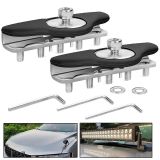 引擎蓋車燈卡邊支架 LED工作燈支架 長條燈射燈安裝支架