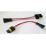 汽車大燈HB3 HB4 9005 9006轉(zhuǎn)H11/H8 霧燈轉(zhuǎn)換線 燈座插件連接線