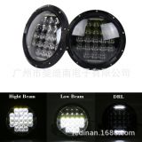 5D透鏡款84W牧馬人大燈 LED哈雷摩托車改裝車大燈 7寸牧馬人頭燈