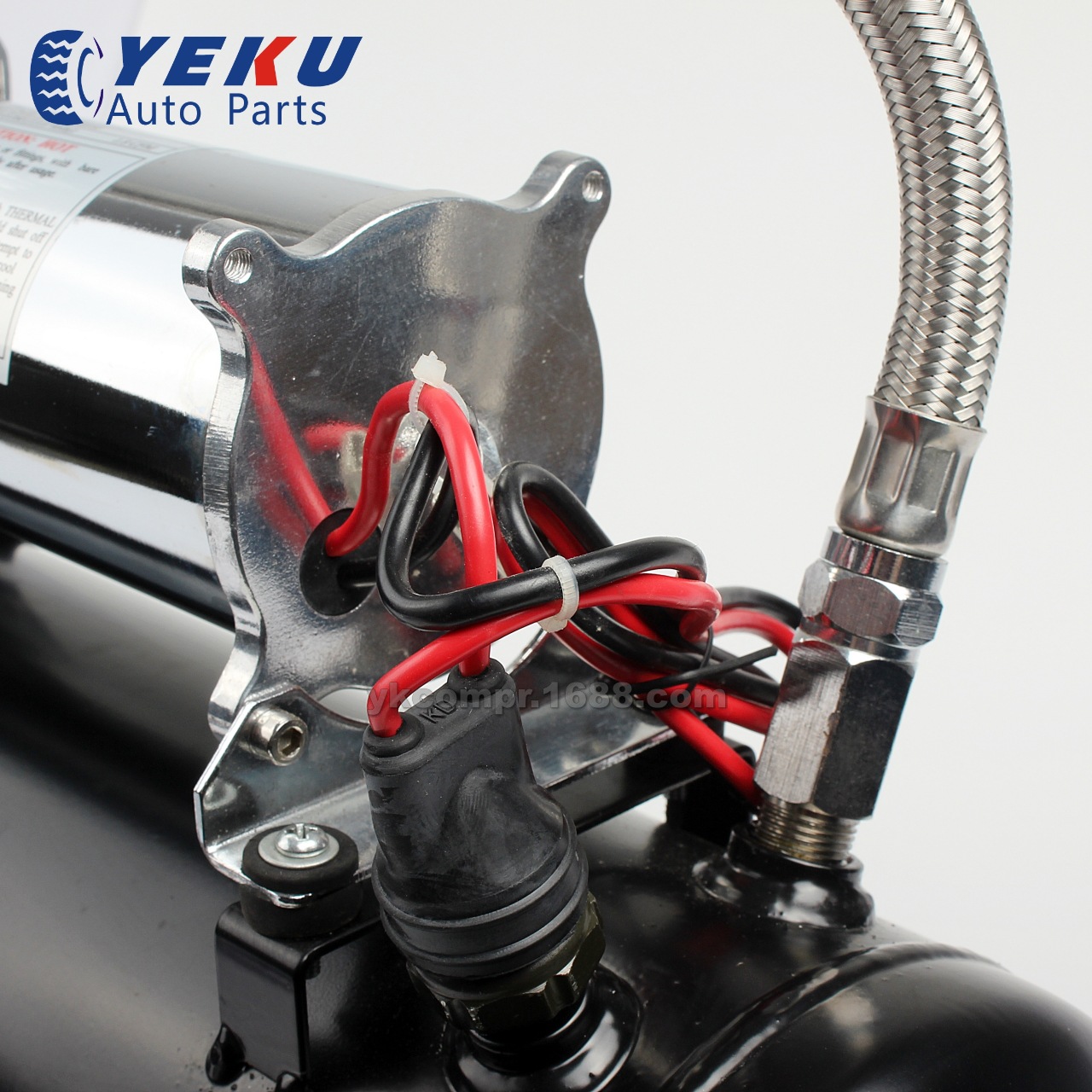 480C車載充氣泵帶2.5gal儲氣罐改裝氣泵