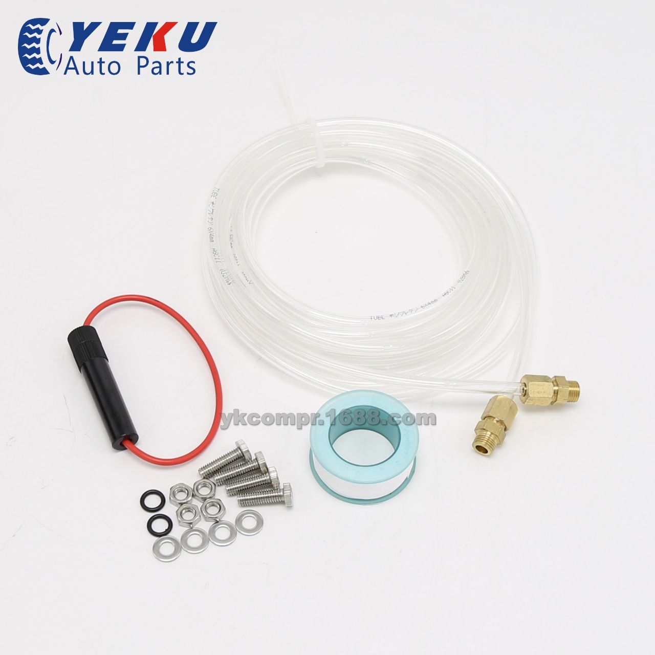 黑色帶3L儲氣罐車載氣泵汽車改裝氣泵空壓機(jī)6-8壓