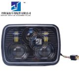 適用吉普切諾基LED大燈改裝 7寸方形龍板LED切諾基近遠光大燈黑色