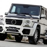 奔馳G級(jí)改裝WALD款大小包圍W463保險(xiǎn)杠G500G55G63G65尾翼機(jī)蓋配件