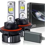 9008 H13 LED前大燈 實測30W 3500流明遠近光美系車前照燈