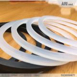 定制食品級防水防滑硅膠墊片 透明密封硅膠平墊 白色瓶蓋密封墊圈