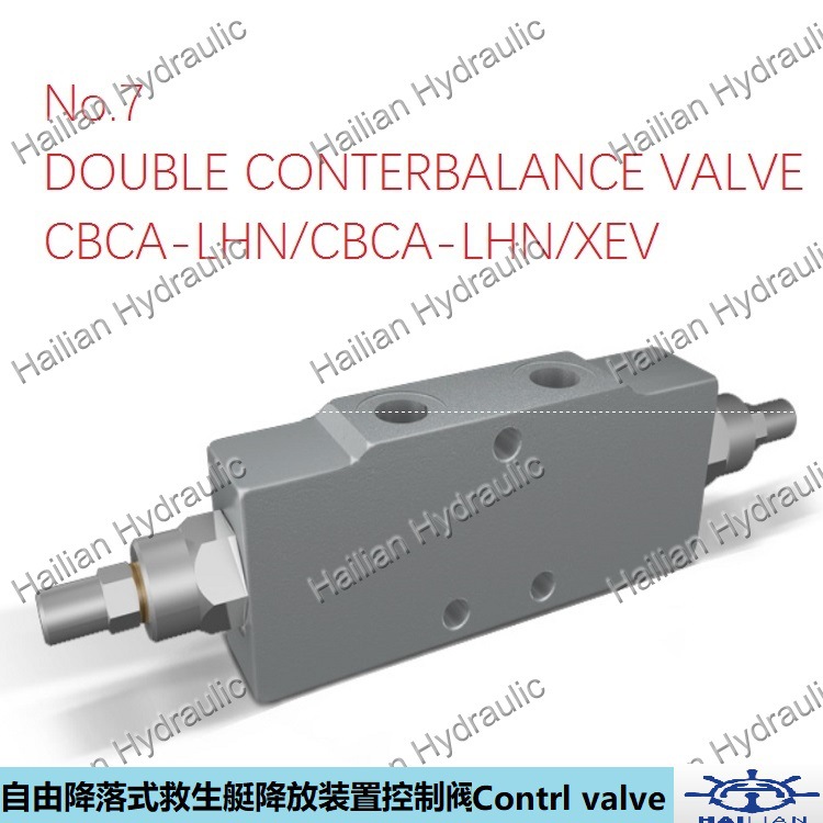 No.7 DOUBLE Co<em></em>nTERBALANCE VALV