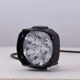 電動(dòng)車燈摩托車燈九珠塑料殼大燈外置大燈超亮聚光led大燈