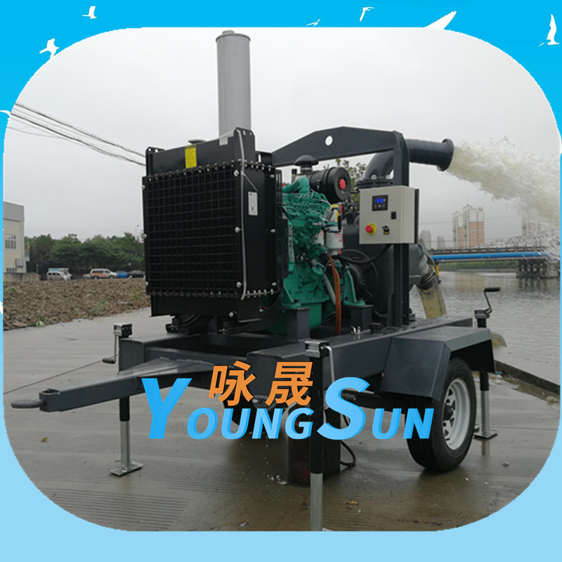 防汛移動泵車6寸