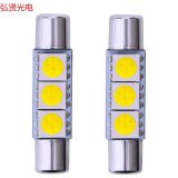 廠家新款29MM 5050 3SMD 高亮閱讀燈 雙尖指示燈 平頭LED車(chē)頂燈