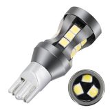 t15 led倒車燈 汽車流氓后尾燈 3030 t15燈泡 w16w 改裝高亮18smd