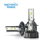 F2超高亮聚光汽車LED大燈H4LED車燈泡H7led大燈CSP1860