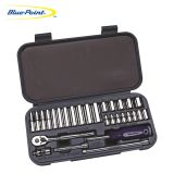 藍點Blue-Point29件公制套筒汽修工具組套 1/4系列 BLPATSM1429