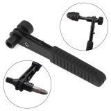 1/4迷你棘輪扳手 90度直角轉(zhuǎn)彎螺絲刀 雙向扳手套筒刺輪工具