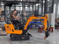 微型小勾機(jī)果園農(nóng)用挖掘機(jī)視頻，廠家試機(jī) (360播放)