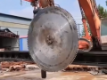 挖掘機(jī)礦山石材開采圓盤鋸 巖石鋸石機(jī) 挖機(jī)配液壓圓盤鋸 (142播放)